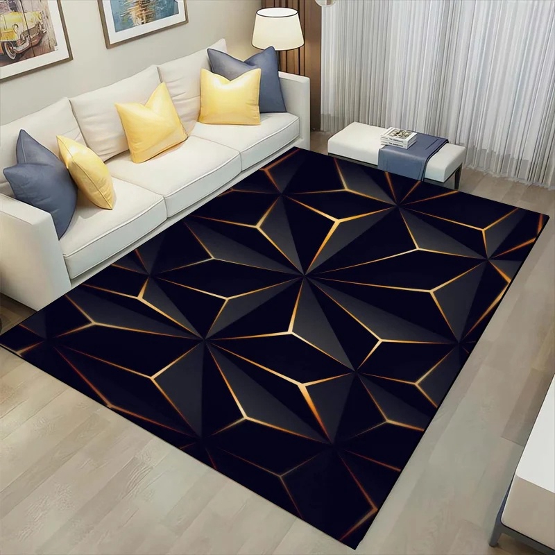 3D Geometric Carpet Neon Light - Outdoor Sport Live ulasan dan harga