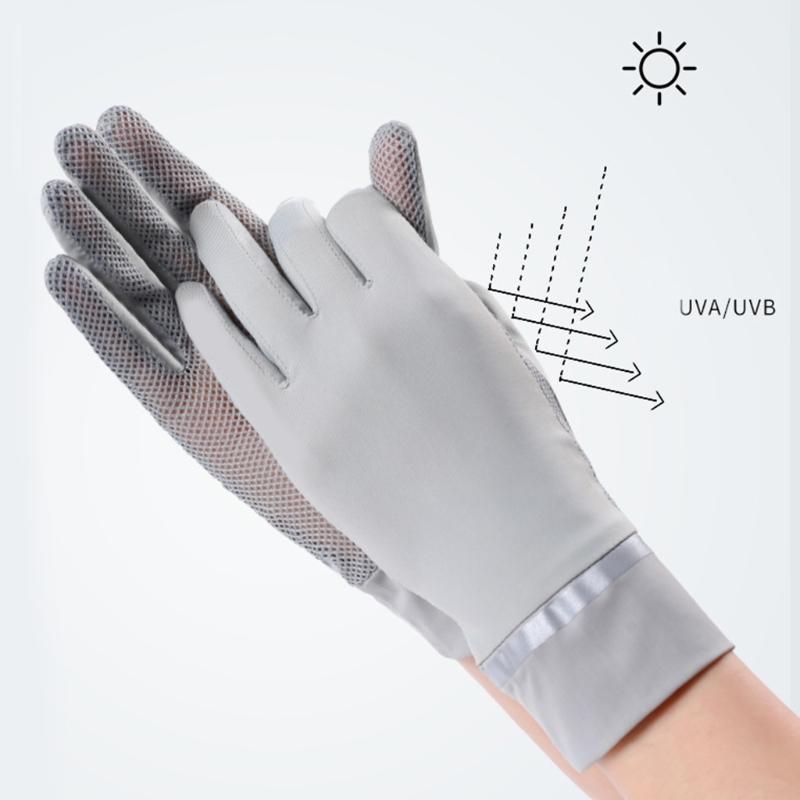 QM08 Thin Ice Silk UV Sunscree - Outdoor Sport Gloves ulasan dan harga