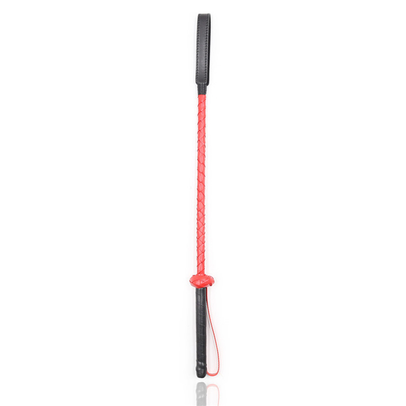 56cm Red and Black Leather Lon - Riding Crop Dressage ulasan dan harga