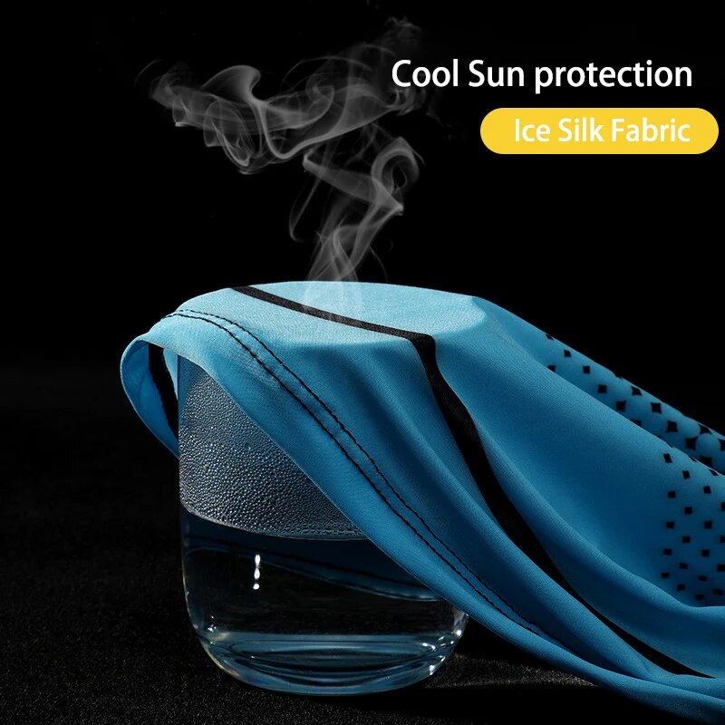 2Pcs Set Sun UV Protection Lon - Outdoor Sport Gloves ulasan dan harga