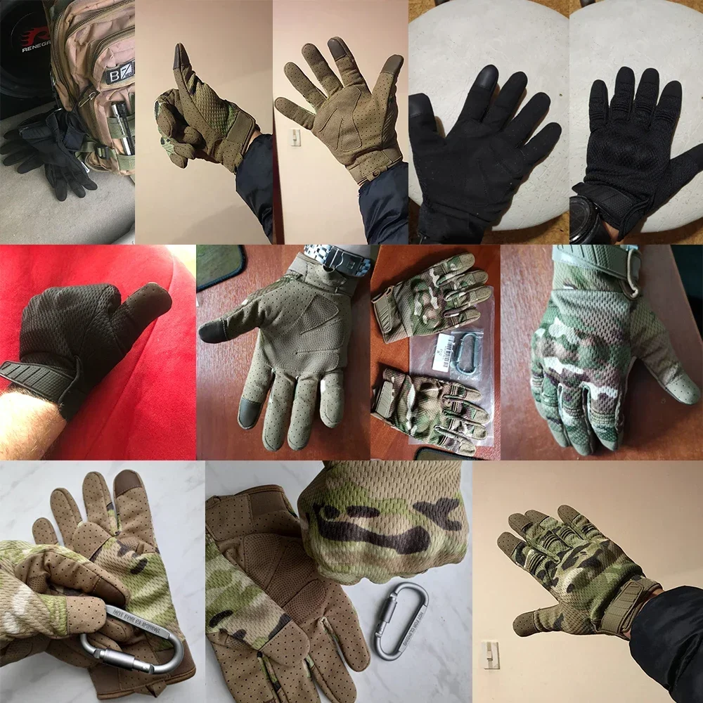 Camo Touch Screen Tactical Glo - Outdoor Sport Gloves ulasan dan harga