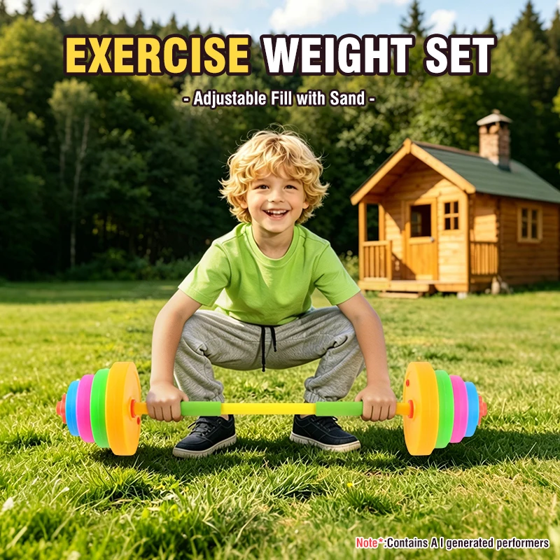 Adjustable Kids Dumbbell Barbe - Outdoor Sport Field ulasan dan harga