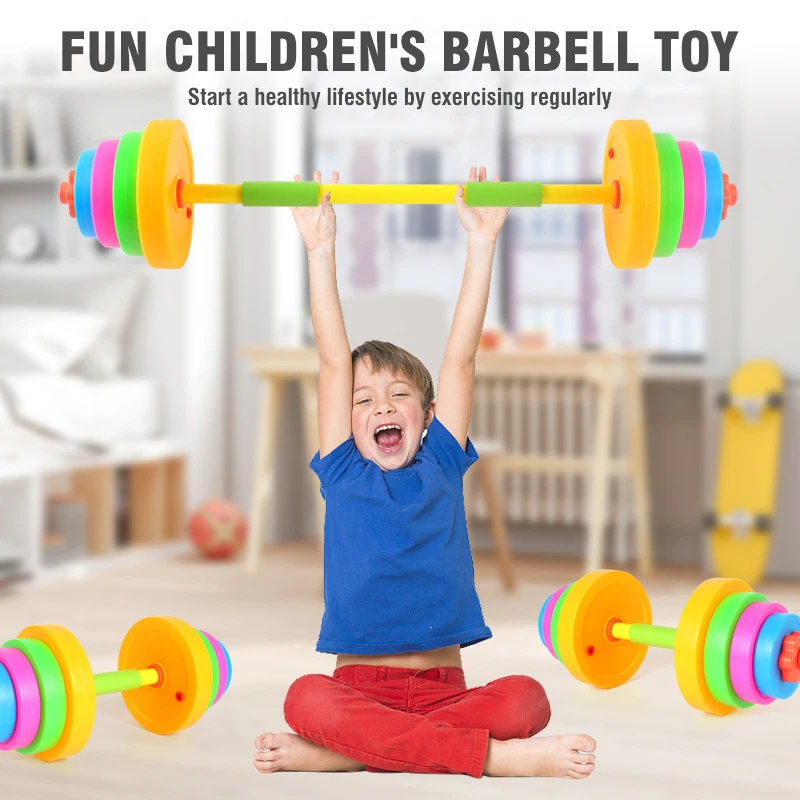 Adjustable Kids Dumbbell Barbe - Outdoor Sport Field ulasan dan harga
