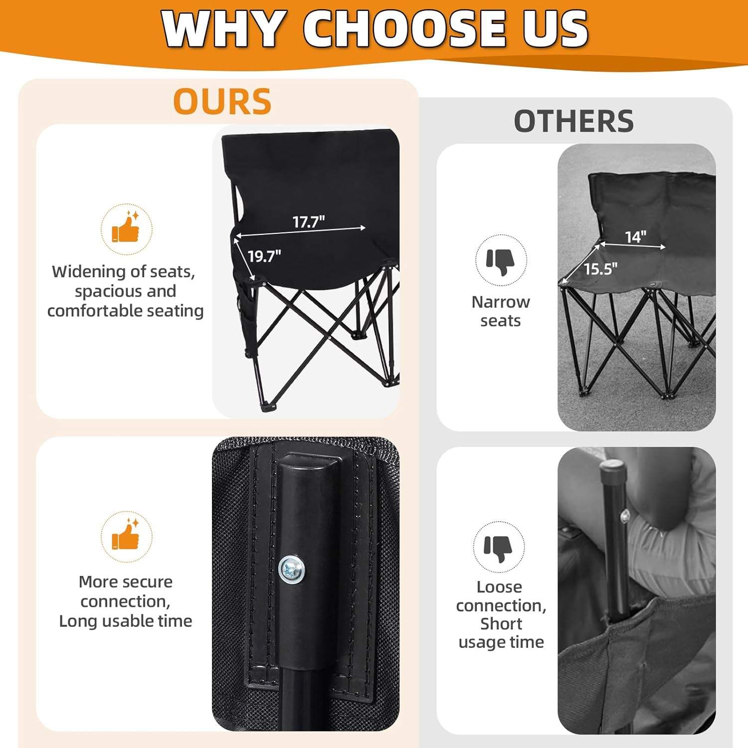 Portable Folding Black Outdoor - Outdoor Sport Bench ulasan dan harga