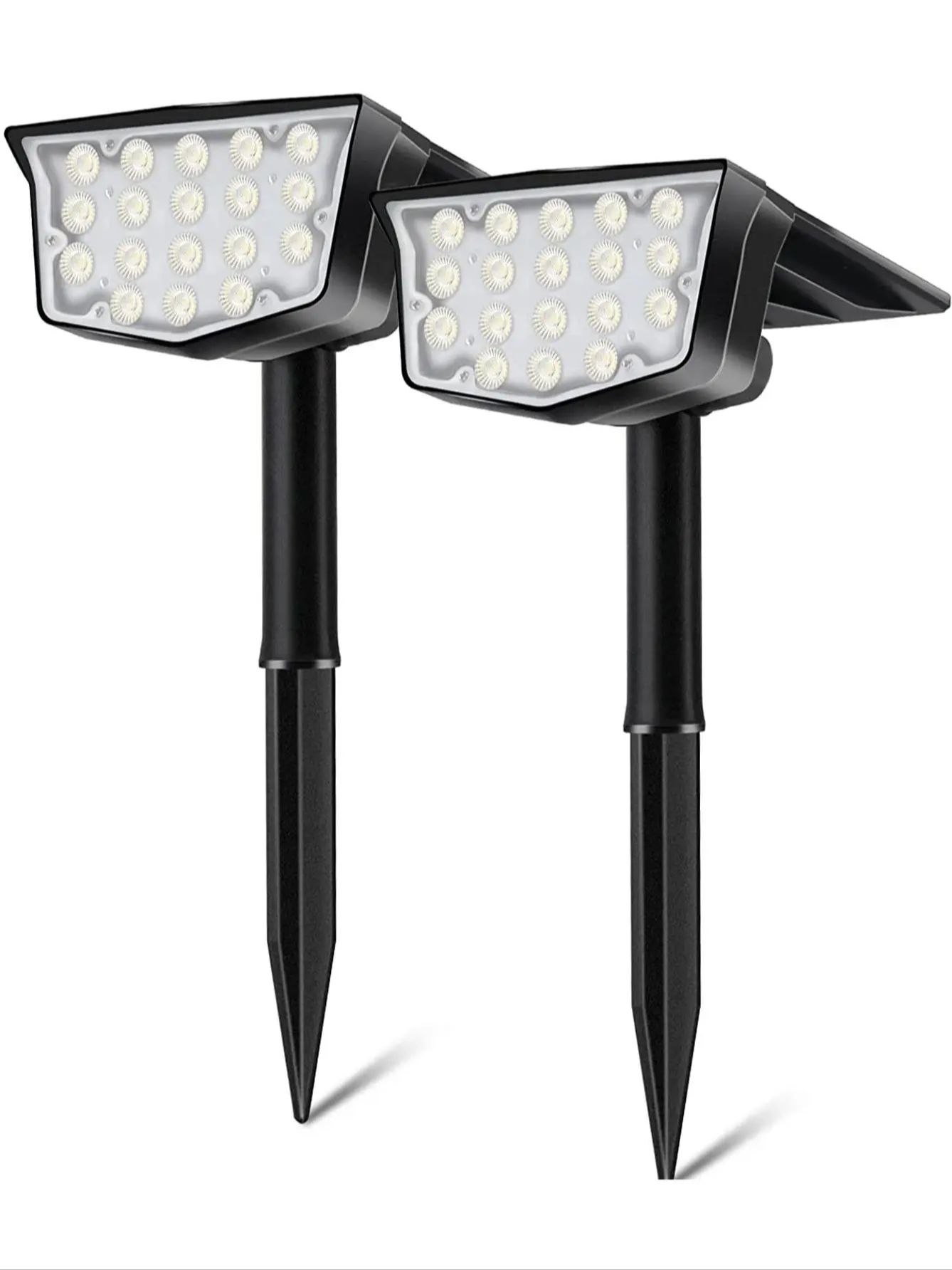 2Pcs Solar Outdoor Spot Lights - Outdoor Spotlight ulasan dan harga