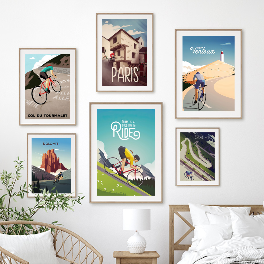 Wall Art Canvas Painting Nordi - Outdoor Sport Live ulasan dan harga