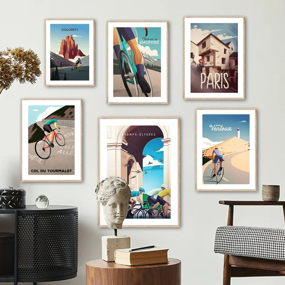 Wall Art Canvas Painting Nordi - Outdoor Sport Live ulasan dan harga