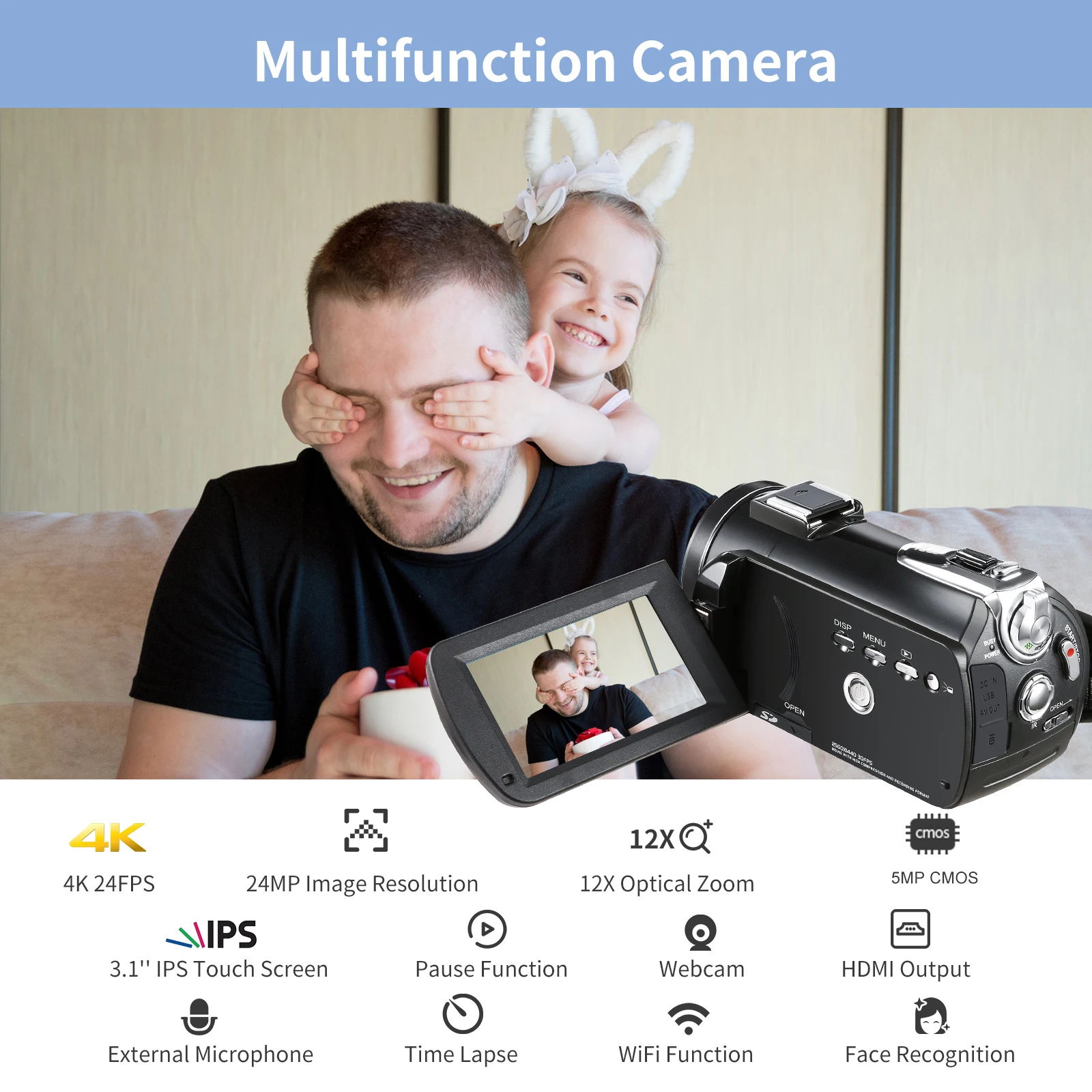 ApexTPVideo Camera 4K Professi - Outdoor Sport Live ulasan dan harga